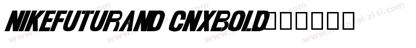 NikeFuturaND CnXBold字体转换